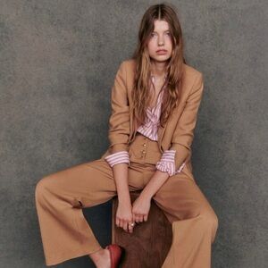 Sezane Christie Jacket — NWT, Size 2/Size 34, Camel